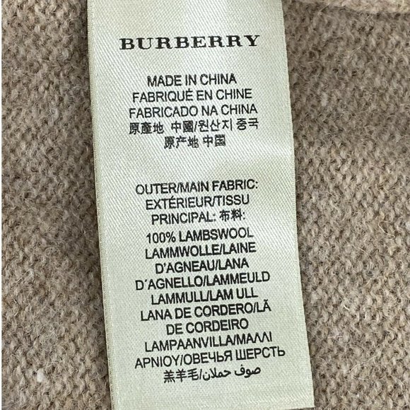 Burberry Brit Lambswool Sweater Argyle Faire Isle - Picture 5 of 7